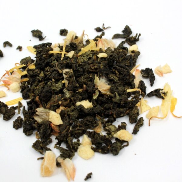 Thé oolong à la pêche