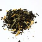 Mélange de thé vert Chunmee avec pétales de jasmin et arômes naturels de litchi