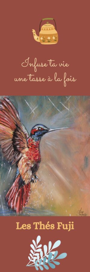 l'Éclat du colibri canevas Signet L'éclat duc olibri