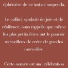 Signet L'éclat du colibri - endos